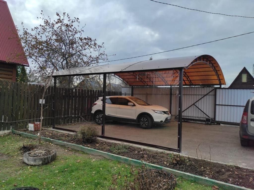 Прозрачные шторы ПВХ для навеса под автомобиль в Ногинске